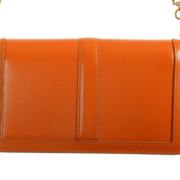 Versace Women's 100% Leather Greca Goddess Wallet On Chain Small Shoulder Bag - Picture 5 of 8